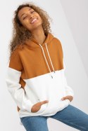 Bluza Damska Model AP-BL-AP-3001.98P Light Brown - Rue Paris Rue Paris Bluza Damska Model AP-BL-AP-3001.98P Light Brown - Rue Paris Rue Paris