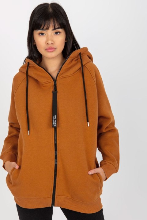 Bluza Damska Model AP-BL-AP-3003.59 Light Brown - Rue Paris Rue Paris Bluza Damska Model AP-BL-AP-3003.59 Light Brown - Rue Paris Rue Paris