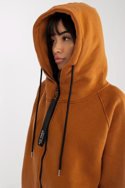 Bluza Damska Model AP-BL-AP-3003.59 Light Brown - Rue Paris Rue Paris Bluza Damska Model AP-BL-AP-3003.59 Light Brown - Rue Paris Rue Paris
