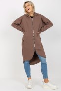 Bluza Damska Model RV-BL-4858-1.99P Brown - Rue Paris Rue Paris Bluza Damska Model RV-BL-4858-1.99P Brown - Rue Paris Rue Paris