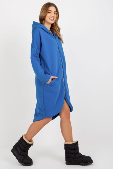 Bluza Damska Model RV-BL-4858-1.99P Dark Blue - Rue Paris Rue Paris Bluza Damska Model RV-BL-4858-1.99P Dark Blue - Rue Paris Rue Paris
