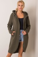 Bluza Damska Model RV-BL-4858-1.99P Khaki - Rue Paris Rue Paris Bluza Damska Model RV-BL-4858-1.99P Khaki - Rue Paris Rue Paris