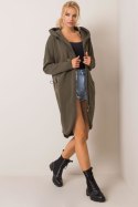 Bluza Damska Model RV-BL-4858-1.99P Khaki - Rue Paris Rue Paris Bluza Damska Model RV-BL-4858-1.99P Khaki - Rue Paris Rue Paris
