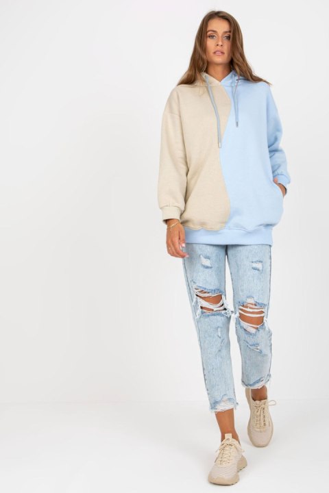 Bluza Damska Model RV-BL-8233.32X Light Blue - Rue Paris Rue Paris Bluza Damska Model RV-BL-8233.32X Light Blue - Rue Paris Rue Paris