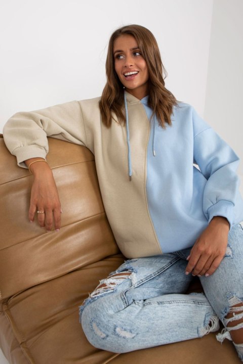 Bluza Damska Model RV-BL-8233.32X Light Blue - Rue Paris Rue Paris Bluza Damska Model RV-BL-8233.32X Light Blue - Rue Paris Rue Paris