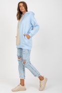 Bluza Damska Model RV-BL-8233.32X Light Blue - Rue Paris Rue Paris Bluza Damska Model RV-BL-8233.32X Light Blue - Rue Paris Rue Paris