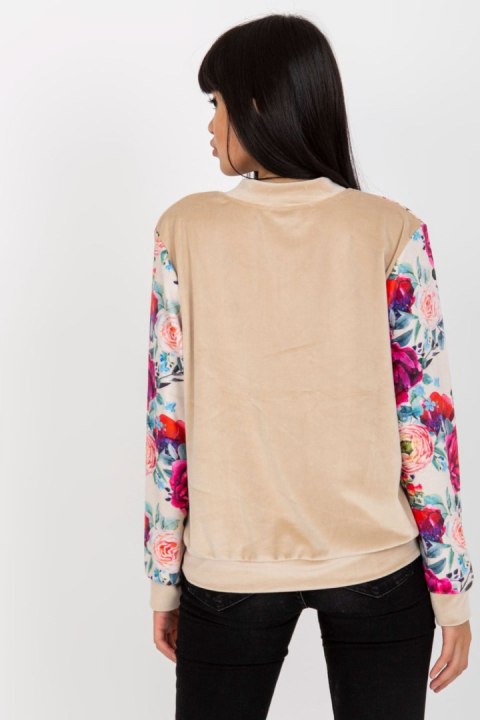 Bluza Damska Model RV-BL-8235.38 Beige - Rue Paris Rue Paris Bluza Damska Model RV-BL-8235.38 Beige - Rue Paris Rue Paris