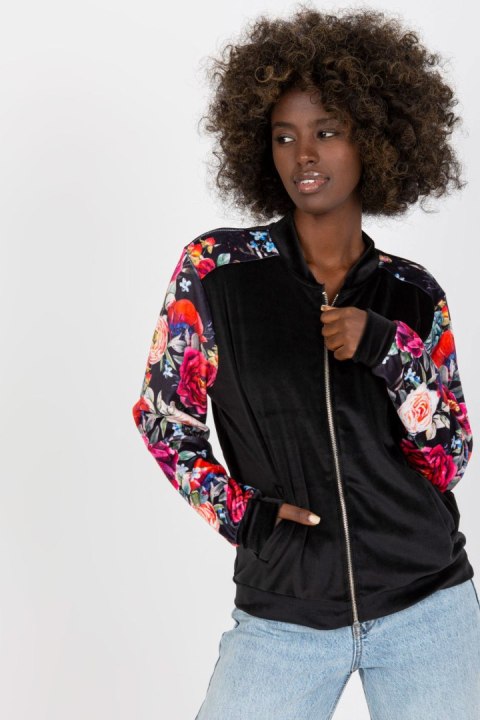 Bluza Damska Model RV-BL-8235.38 Black - Rue Paris Rue Paris Bluza Damska Model RV-BL-8235.38 Black - Rue Paris Rue Paris