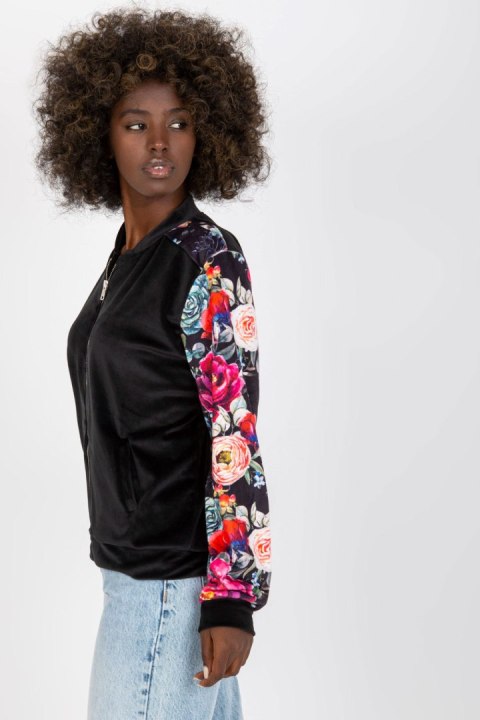 Bluza Damska Model RV-BL-8235.38 Black - Rue Paris Rue Paris Bluza Damska Model RV-BL-8235.38 Black - Rue Paris Rue Paris