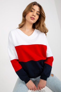 Bluza Damska Model RV-BL-8328.86P White/Navy - Rue Paris Rue Paris
