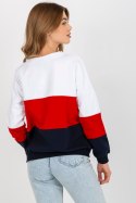Bluza Damska Model RV-BL-8328.86P White/Navy - Rue Paris Rue Paris Bluza Damska Model RV-BL-8328.86P White/Navy - Rue Paris Rue Paris