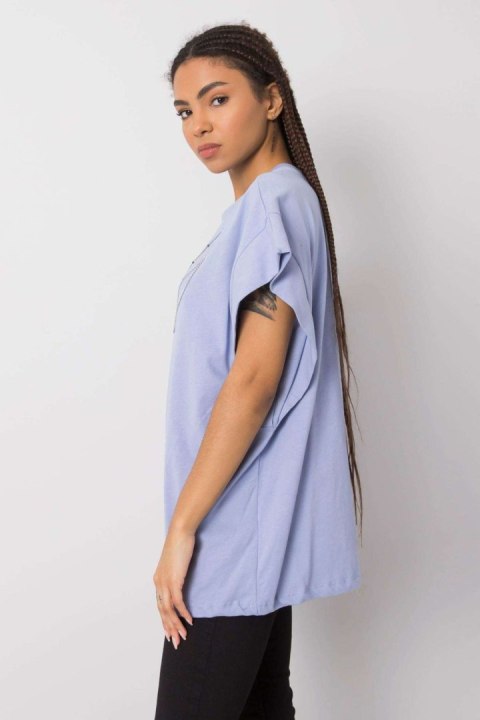 Bluzka Model 157-TS-4170.81 Light Blue - Rue Paris Rue Paris Bluzka Model 157-TS-4170.81 Light Blue - Rue Paris Rue Paris