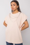 Bluzka Model 157-TS-4170.84 Brzoskwinia - Rue Paris Rue Paris Bluzka Model 157-TS-4170.84 Brzoskwinia - Rue Paris Rue Paris