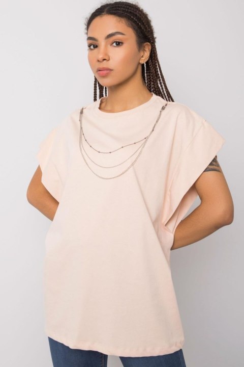 Bluzka Model 157-TS-4170.84 Brzoskwinia - Rue Paris Rue Paris Bluzka Model 157-TS-4170.84 Brzoskwinia - Rue Paris Rue Paris