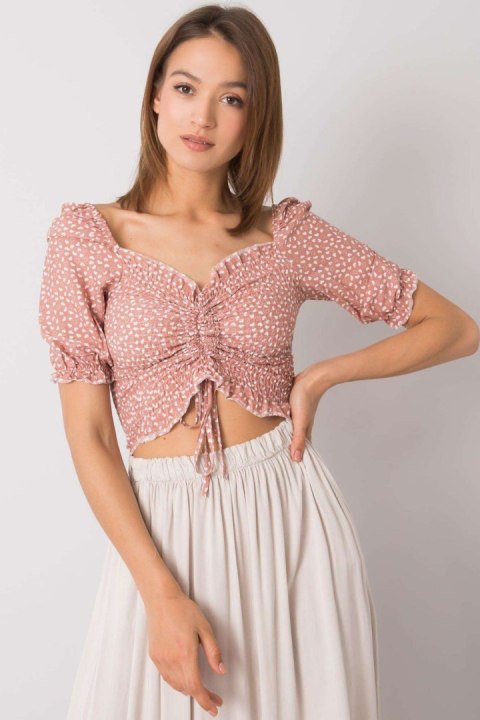 Bluzka Model RO-BZ-2516-6.79P Dark Pink - Rue Paris Rue Paris Bluzka Model RO-BZ-2516-6.79P Dark Pink - Rue Paris Rue Paris