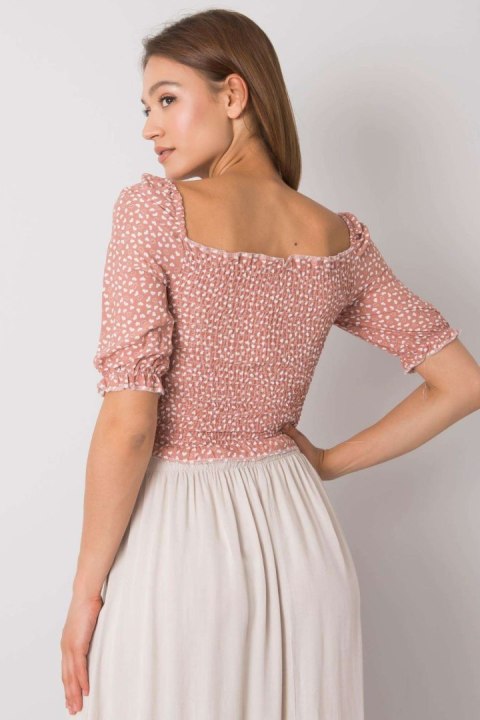 Bluzka Model RO-BZ-2516-6.79P Dark Pink - Rue Paris Rue Paris Bluzka Model RO-BZ-2516-6.79P Dark Pink - Rue Paris Rue Paris