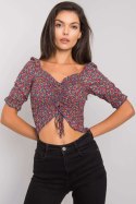 Bluzka Model RO-BZ-2516-8.28 Dark Blue - Rue Paris Rue Paris Bluzka Model RO-BZ-2516-8.28 Dark Blue - Rue Paris Rue Paris