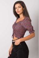 Bluzka Model RO-BZ-2516-8.28 Dark Blue - Rue Paris Rue Paris Bluzka Model RO-BZ-2516-8.28 Dark Blue - Rue Paris Rue Paris