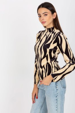 Bluzka Model RP-BZ-8187-1.02X Black/Beige - Rue Paris Rue Paris