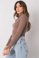 Bluzka Model RV-BZ-7317.64 Brown - Rue Paris Rue Paris Bluzka Model RV-BZ-7317.64 Brown - Rue Paris Rue Paris