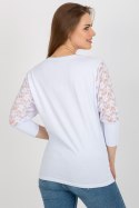 Bluzka Model RV-BZ-7551-1.51 White - Rue Paris Rue Paris Bluzka Model RV-BZ-7551-1.51 White - Rue Paris Rue Paris
