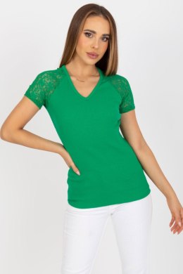 Bluzka Model RV-BZ-7986.74 Green - Rue Paris Rue Paris