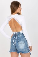 Bluzka Model RV-BZ-7987.49 White - Rue Paris Rue Paris Bluzka Model RV-BZ-7987.49 White - Rue Paris Rue Paris