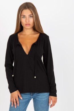 Bluzka Model RV-BZ-8055.35P Black - Rue Paris Rue Paris