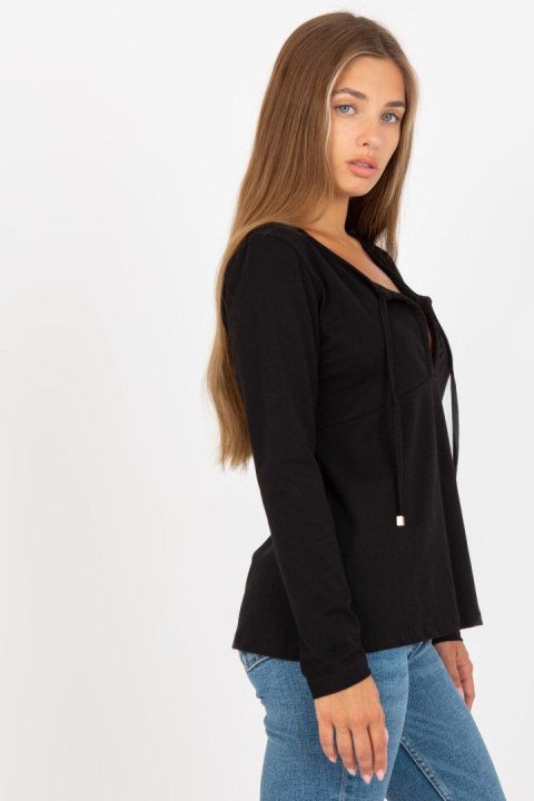 Bluzka Model RV-BZ-8055.35P Black - Rue Paris Rue Paris Bluzka Model RV-BZ-8055.35P Black - Rue Paris Rue Paris