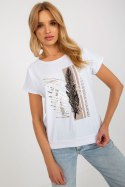 Bluzka Model RV-BZ-8951.33P White - Rue Paris Rue Paris Bluzka Model RV-BZ-8951.33P White - Rue Paris Rue Paris