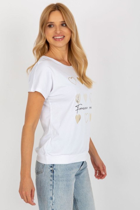 Bluzka Model RV-BZ-8954.26P White - Rue Paris Rue Paris Bluzka Model RV-BZ-8954.26P White - Rue Paris Rue Paris