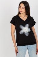 Bluzka Model RV-BZ-8956.19P Black - Rue Paris Rue Paris Bluzka Model RV-BZ-8956.19P Black - Rue Paris Rue Paris