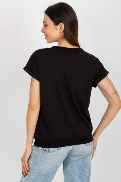Bluzka Model RV-BZ-8956.19P Black - Rue Paris Rue Paris Bluzka Model RV-BZ-8956.19P Black - Rue Paris Rue Paris