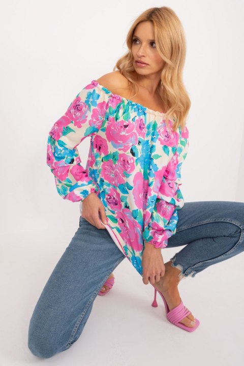Bluzka Model WN-BZ-8281.59 Blue - Rue Paris Rue Paris Bluzka Model WN-BZ-8281.59 Blue - Rue Paris Rue Paris