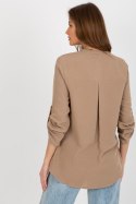 Bluzka Model WN-KS-VE51.11X Dark Beige - Rue Paris Rue Paris Bluzka Model WN-KS-VE51.11X Dark Beige - Rue Paris Rue Paris