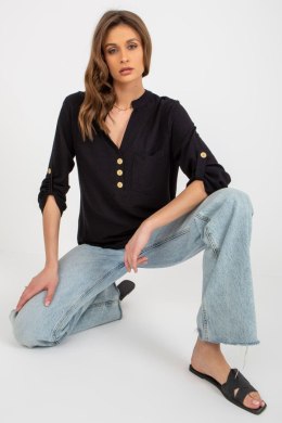 Bluzka Model WN-KS-VE51.17P Black - Rue Paris Rue Paris