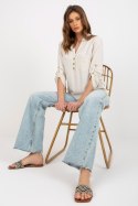 Bluzka Model WN-KS-VE51.30X Light Beige - Rue Paris Rue Paris Bluzka Model WN-KS-VE51.30X Light Beige - Rue Paris Rue Paris