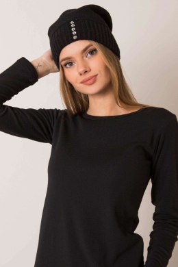 Czapka Damska Model JK-CZ-13.65 Black - Rue Paris Rue Paris