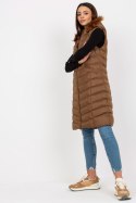 Kamizelka Model RV-KZ-008.00P Brown - Rue Paris Rue Paris Kamizelka Model RV-KZ-008.00P Brown - Rue Paris Rue Paris