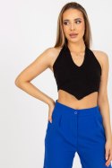 Koszulka Top Model RV-TP-8012.18 Black - Rue Paris Rue Paris Koszulka Top Model RV-TP-8012.18 Black - Rue Paris Rue Paris