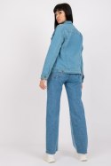 Kurtka Damska Model RO-KR-CKT-4007.17X Light Blue - Rue Paris Rue Paris Kurtka Damska Model RO-KR-CKT-4007.17X Light Blue - Rue Paris Rue Paris