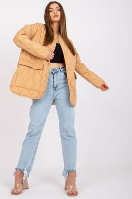 Kurtka Damska Model RV-KR-001.95P Camel - Rue Paris Rue Paris