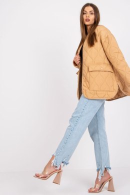 Kurtka Damska Model RV-KR-001.95P Camel - Rue Paris Rue Paris