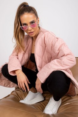 Kurtka Damska Model RV-KR-001.95P Light Pink - Rue Paris Rue Paris