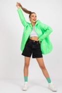 Kurtka Damska Model RV-KR-004.95P Fluo Green - Rue Paris Rue Paris Kurtka Damska Model RV-KR-004.95P Fluo Green - Rue Paris Rue Paris