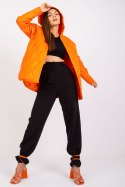 Kurtka Damska Model RV-KR-004.95P Orange - Rue Paris Rue Paris Kurtka Damska Model RV-KR-004.95P Orange - Rue Paris Rue Paris