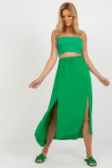 Spódnica Model WN-SD-8196.18 Green - Rue Paris Rue Paris Spódnica Model WN-SD-8196.18 Green - Rue Paris Rue Paris