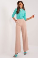 Spodnie Damskie Model WN-SP-8247.06 Camel - Rue Paris Rue Paris Spodnie Damskie Model WN-SP-8247.06 Camel - Rue Paris Rue Paris