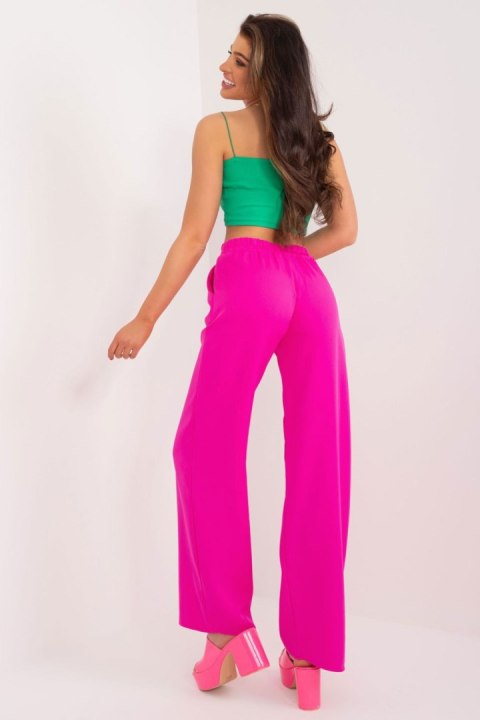 Spodnie Damskie Model WN-SP-8247.64 Fuksja - Rue Paris Rue Paris Spodnie Damskie Model WN-SP-8247.64 Fuksja - Rue Paris Rue Paris