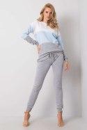 Spodnie Komplet Model RV-KMPL-5971.05 White/Blue - Rue Paris Rue Paris Spodnie Komplet Model RV-KMPL-5971.05 White/Blue - Rue Paris Rue Paris
